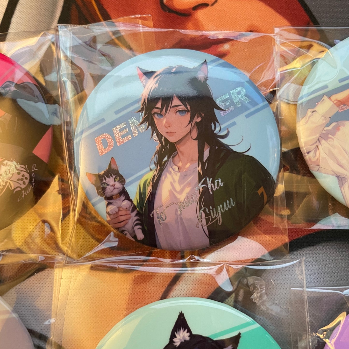 Demon Slayer 9 Button Set