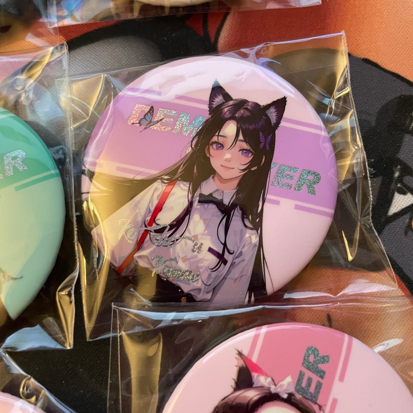 Demon Slayer 9 Button Set