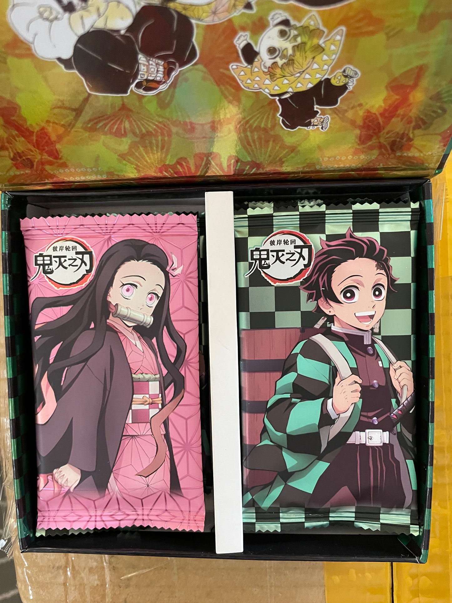 Demon Slayer Black/Green Checker Box