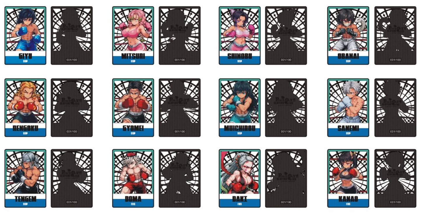 FXS Custom - Punch Out Slayers Black Metal Cards