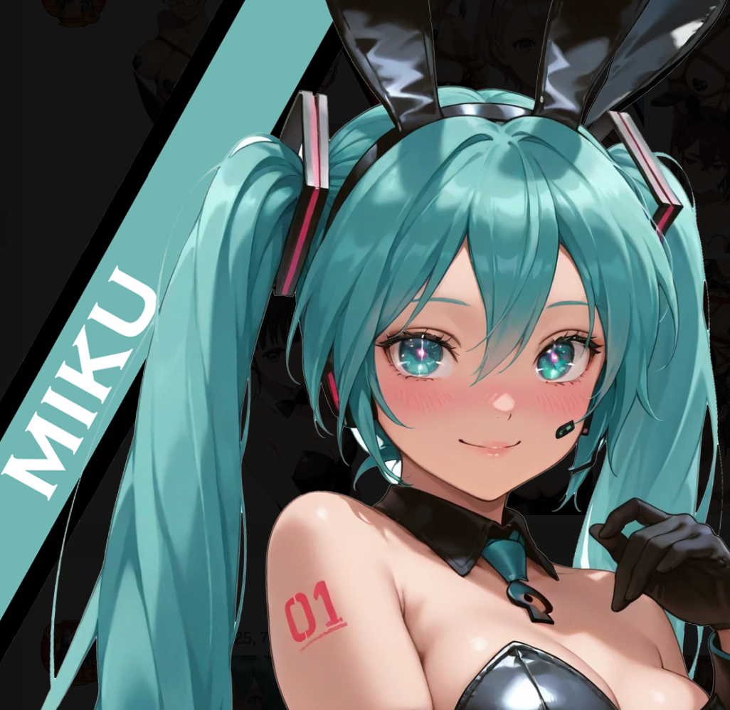 FXS Custom - Bunny Girl Paradise V3 Custom Metal Cards