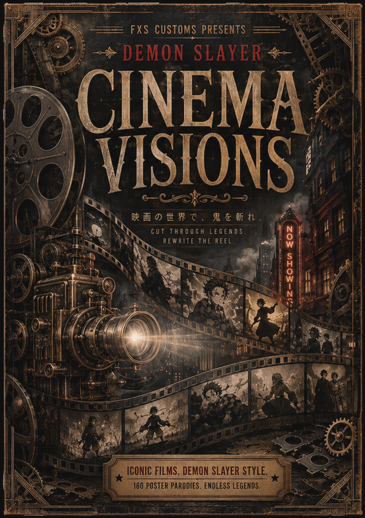 FXS A6 Demon Slayer Cinema Visions Acrylic A6 Board Set