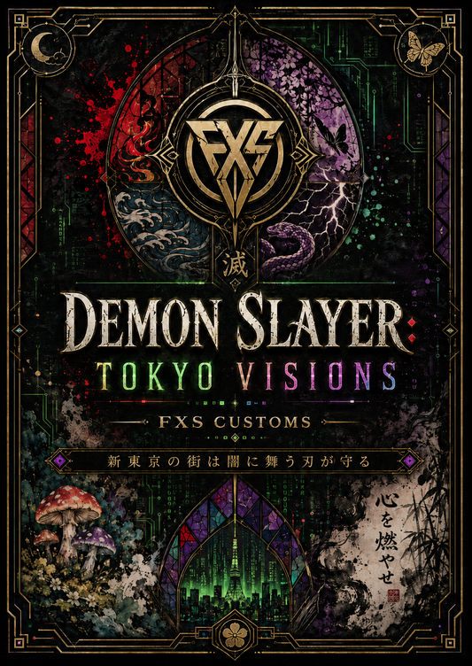 FXS Demon Slayer Tokyo Visions A6 Acrylic Board Set